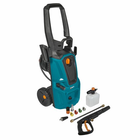 Минимойка BORT BHR-2700-R, мощность 2.5 кВт, давление 180 бар, шланг 10 м
