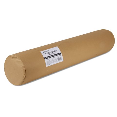 Крафт-бумага в рулоне, 1000 мм х 40 м, плотность 78 г/м2, BRAUBERG