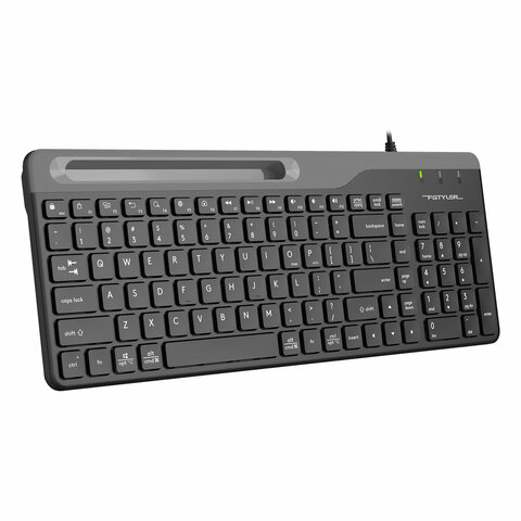 Клавиатура проводная A4TECH Fstyler FK25, USB, 103 кнопки, черная