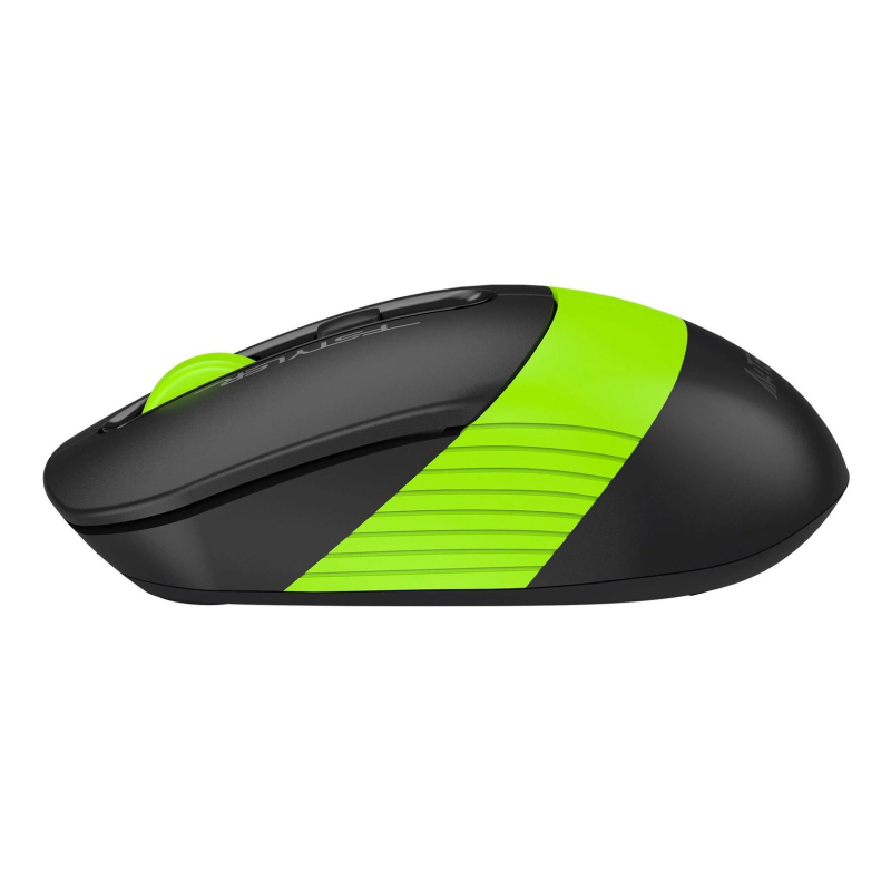 Мышь компьютерная A4Tech Fstyler FG10CS Air черный/зеленый 2000dpi/WLS USB