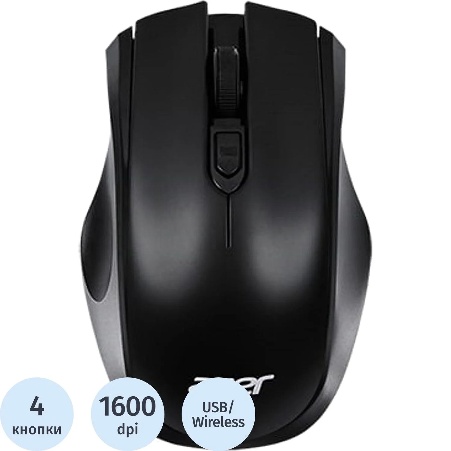 превью Мышь беспроводная Acer OMR030 чёрная (ZL.MCEEE.007)