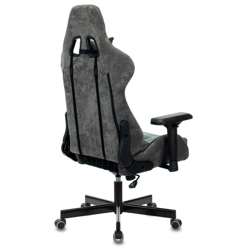 Кресло игровое Бюрократ VIKING 7 KNIGHT B FABRIC, ML, ткань/экокожа черный, реклайнер (до 150кг)