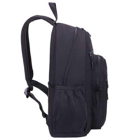 Рюкзак BRAUBERG ULTRA универсальный, карман-антивор, черный, 42×30х14 см