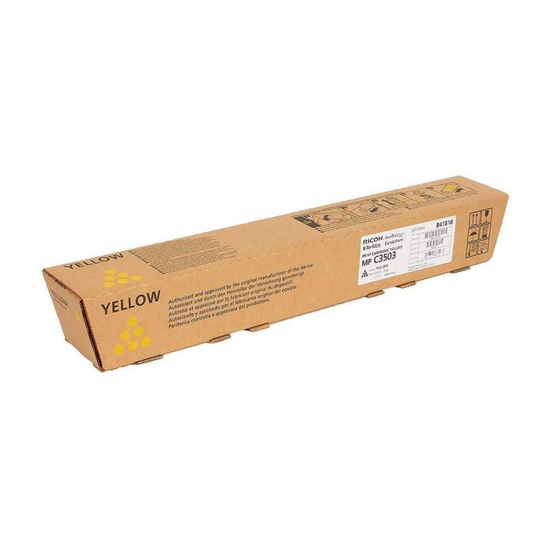 Тонер-картридж Ricoh MP C3503 841818 желтый оригинальный