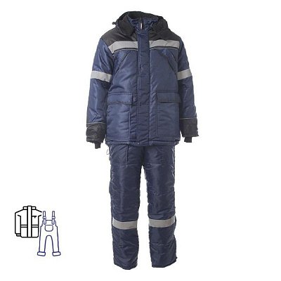 Костюм рабочий зимний ПАМИР с СВП п/к (р.48-50) 170-176