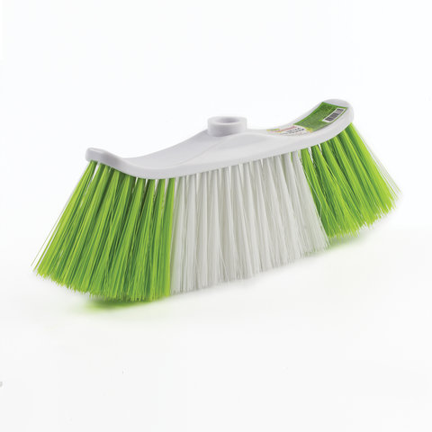 Щетка для уборки, ширина 25с м, щетина 8 см двуцветная, пластик ...