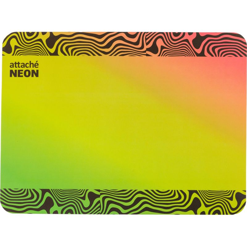 Коврик на стол Attache Neon 430×320мм дизайн НМ-03О