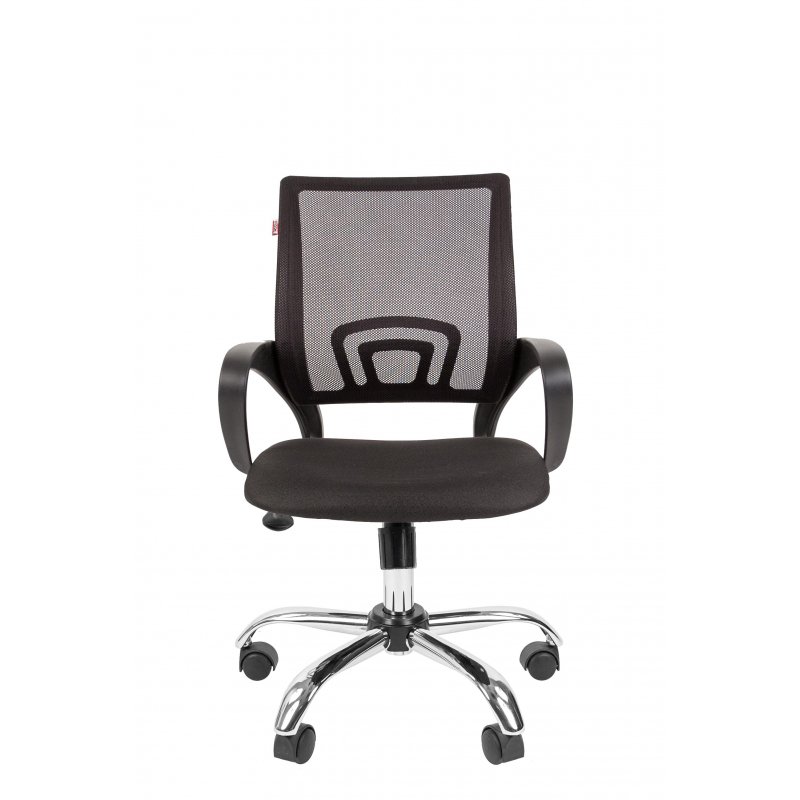 Кресло офисное Easy Chair 304 черное (ткань/сетка/металл)