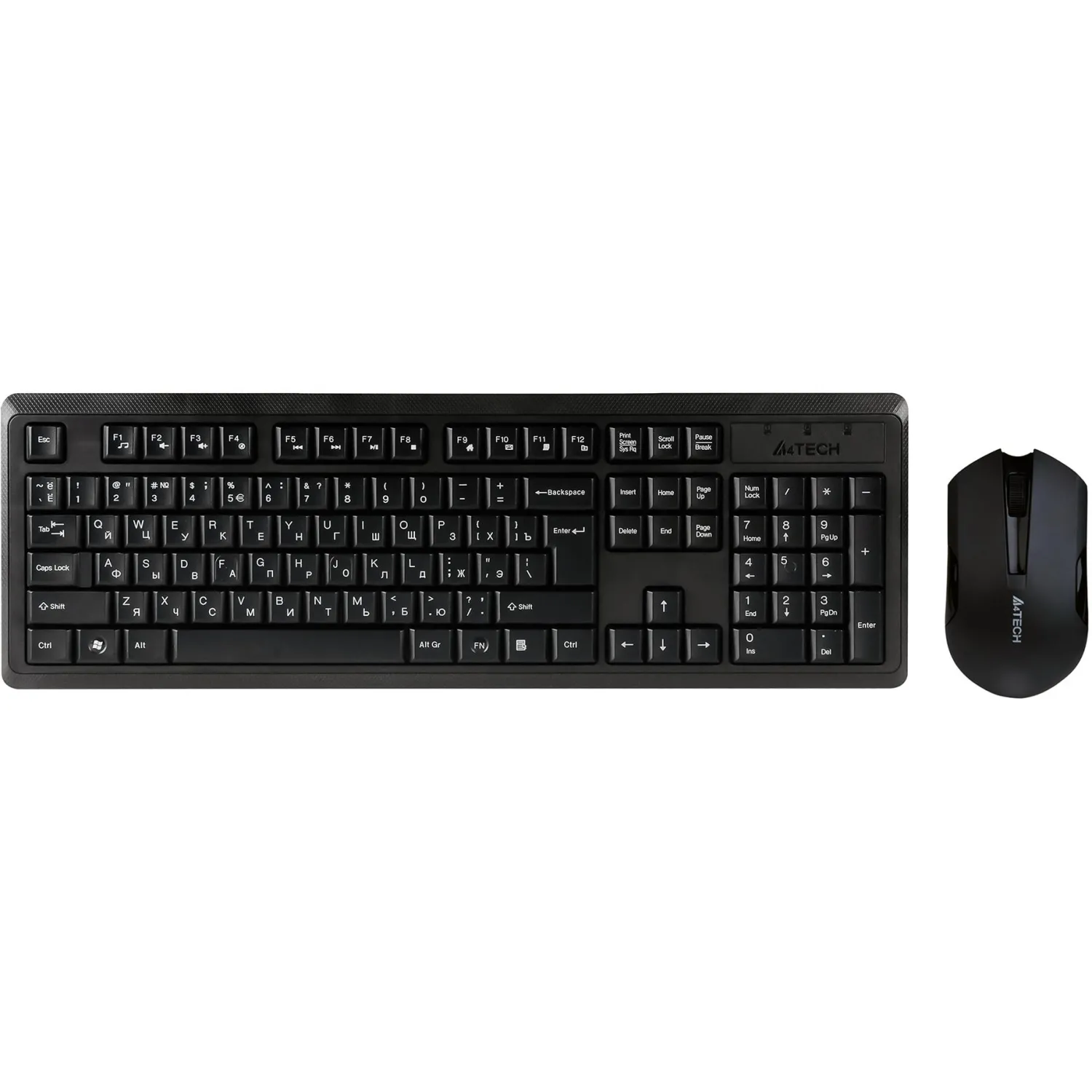 превью Набор клавиатура+мышь A4Tech V-Track 4200N клав:чёрный мышь:чёрный USB WLS