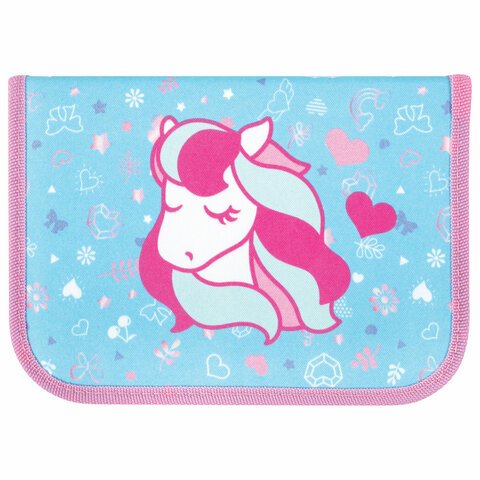 Пенал TIGER FAMILY 1 отделениеMusical Pony20×14х4 см270249
