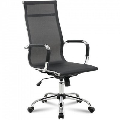 Кресло офисное BRABIX «Line EX-530», хром, сетка, черное