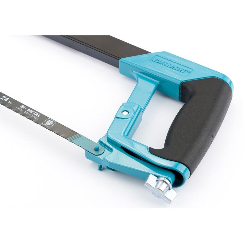 Ножовка по металлу GROSS PIRANHA, 300 мм, обрезиненная рукоятка (77600)