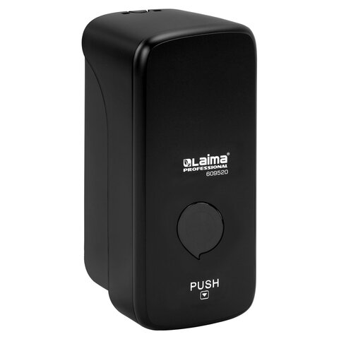 Дозатор для жидкого мыла-пены LAIMA PROFESSIONAL PREMIUM BLACK, НАЛИВНОЙ, 1 л, черный, ABS-пластик