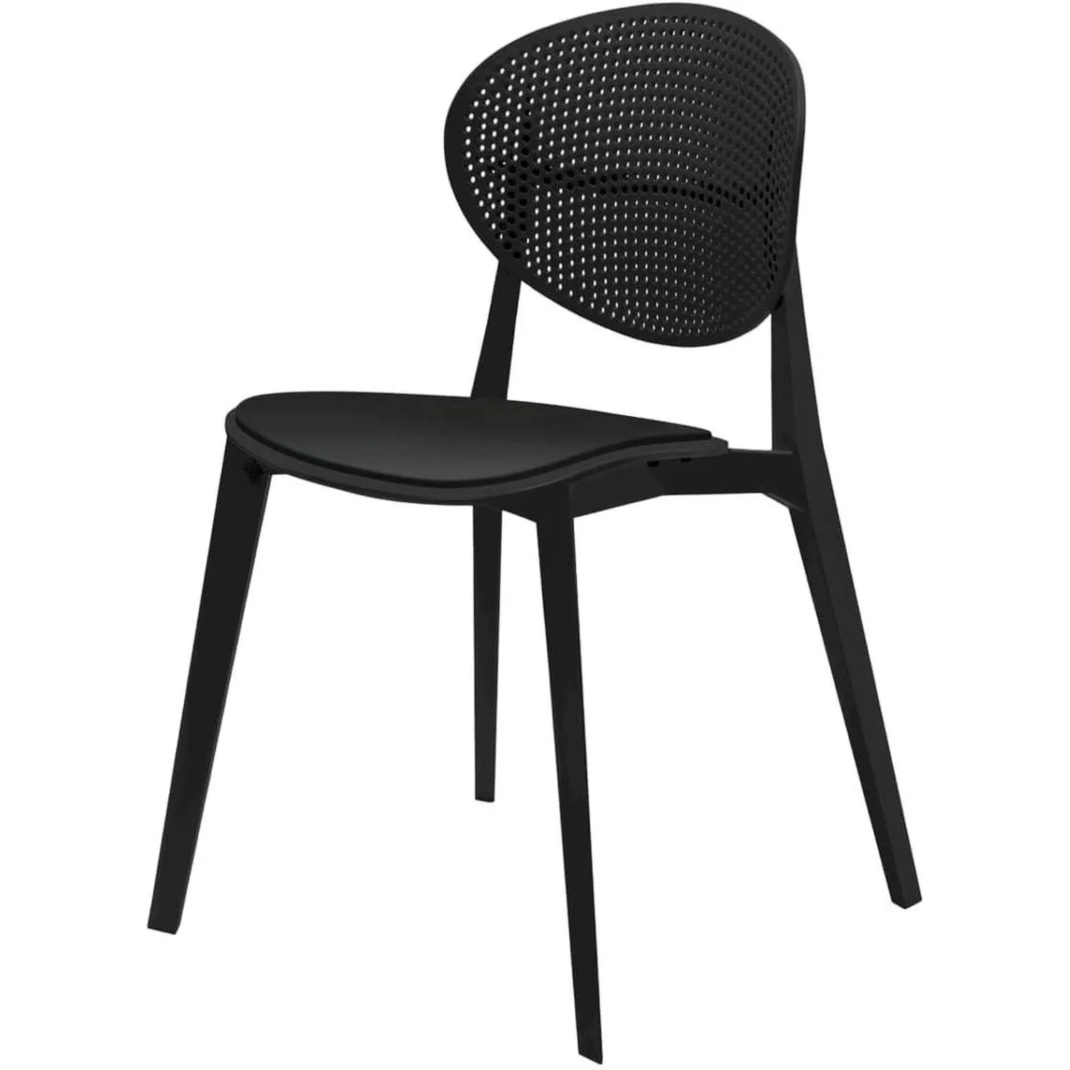Стул обеденный Sheffilton SHT-S111-P 231153 чёрный (пластик)