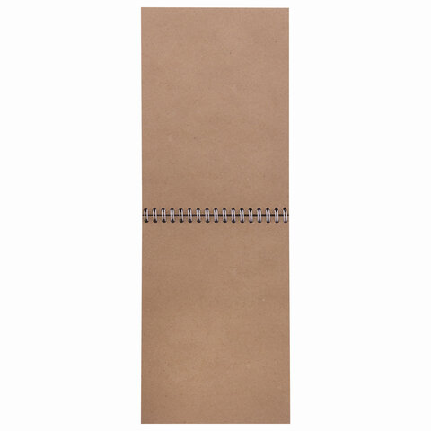 Скетчбук, крафт-бумага 80 г/м2, 145×205 мм, 50 л., гребень, жёсткая подложка, BRAUBERG ART «DEBUT», 110986