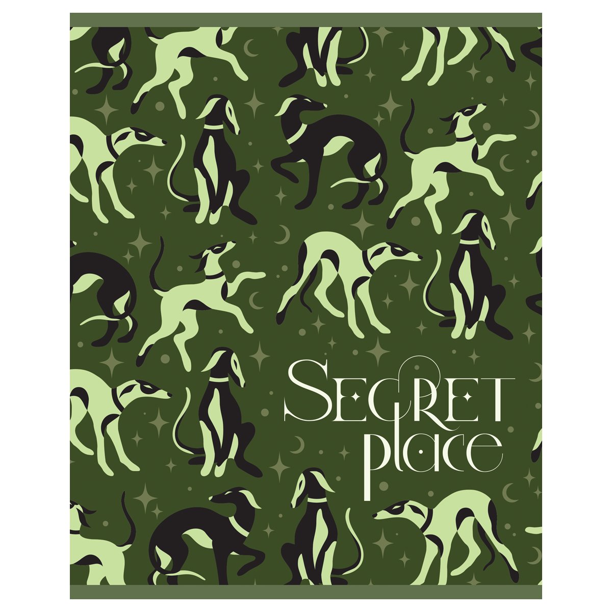 Тетрадь 48л., А5, клетка BG «Secret Place», матовая ламинация, тиснение фольгой