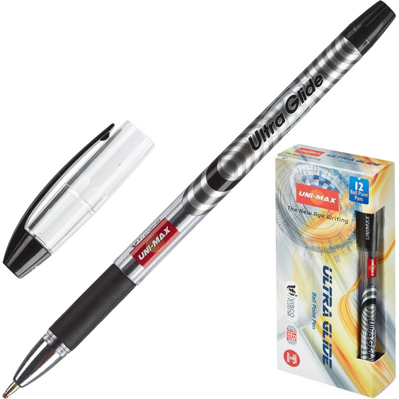 Ручка Unimax Ultra Glide. Ручка шариковая черная Unimax. Ручка шариковая Unimax Ultra Glide Steel 1мм, син, масл, неавтом.. Ручка шариковая автоматическая Unimax Fab GP 0,7мм, чер, масл, автом.