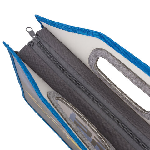 Папка с ручками ЮНЛАНДИЯ1 отделениепластик35×34х13 сммолния сверху«Proracing»270352