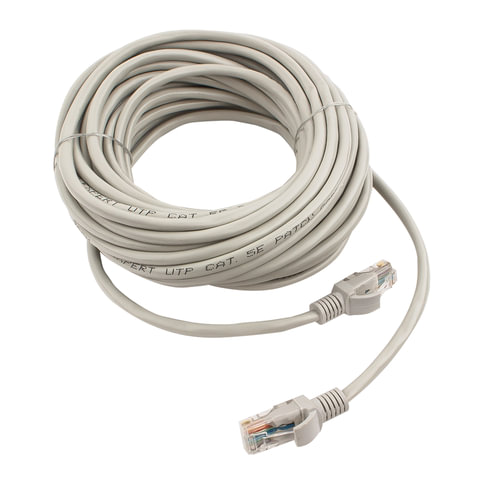 Кабель (патч-корд) UTP 5e категория, RJ-45, 10 м, CABLEXPERT, для подключения по локальной сети LAN