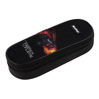 Пенал корпусный 1 отделение, 220×90×45 мм, Berlingo «Faster Than The Flame», полиэстер