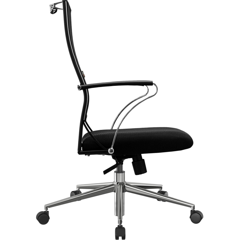 Кресло MT_Sit Air-180/Km00/Wh00/K15cL(M09. B23. G18. W01), черный, хром