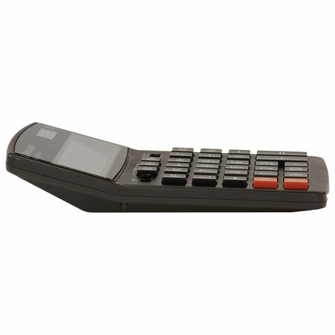 Калькулятор настольный BRAUBERG EXTRA-12-BK (206×155 мм), 12 разрядов, двойное питание, ЧЕРНЫЙ