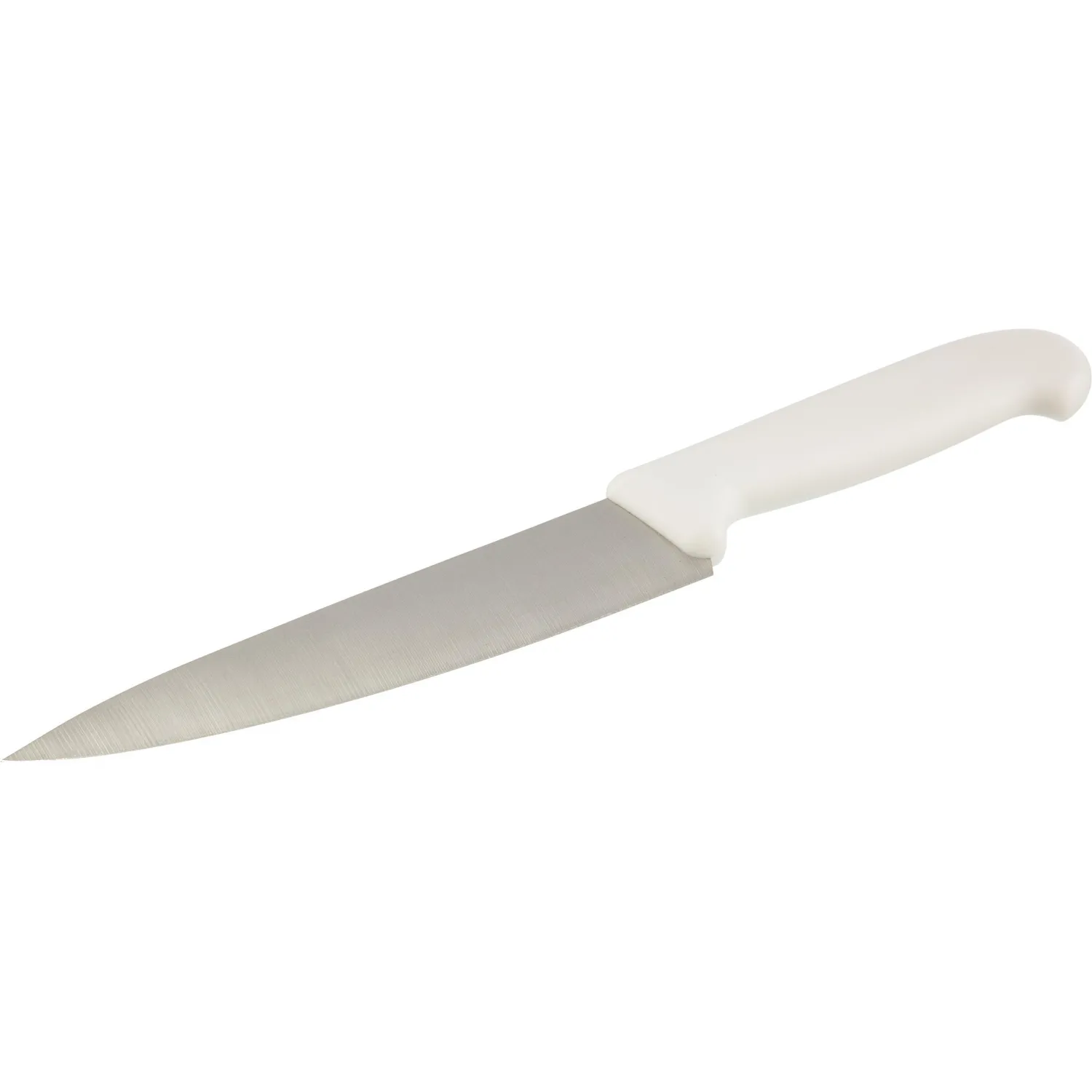 Нож универсальный лез 200 мм толщ 2 мм 3Cr13 белая пластиковая ручка