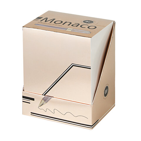 Ручка шариковая BRUNO VISCONTI MONACO PEARL, СИНЯЯ, лавандовый корпус, линия 0.4мм, 2