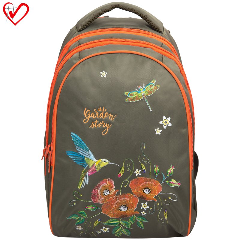 превью Рюкзак Berlingo Style «Garden story» 42×30×20см, 3 отделения, 1 карман, эргономичная спинка