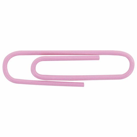 Скрепки BRAUBERG PASTEL28 ммпастельные цвета100 шт. в пластиковой коробке271956