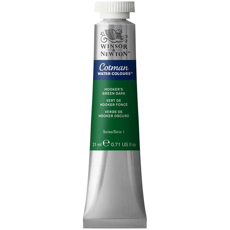 превью Акварель художественная Winsor&Newton «Cotman», 21мл, туба, темно-зеленый Хукер