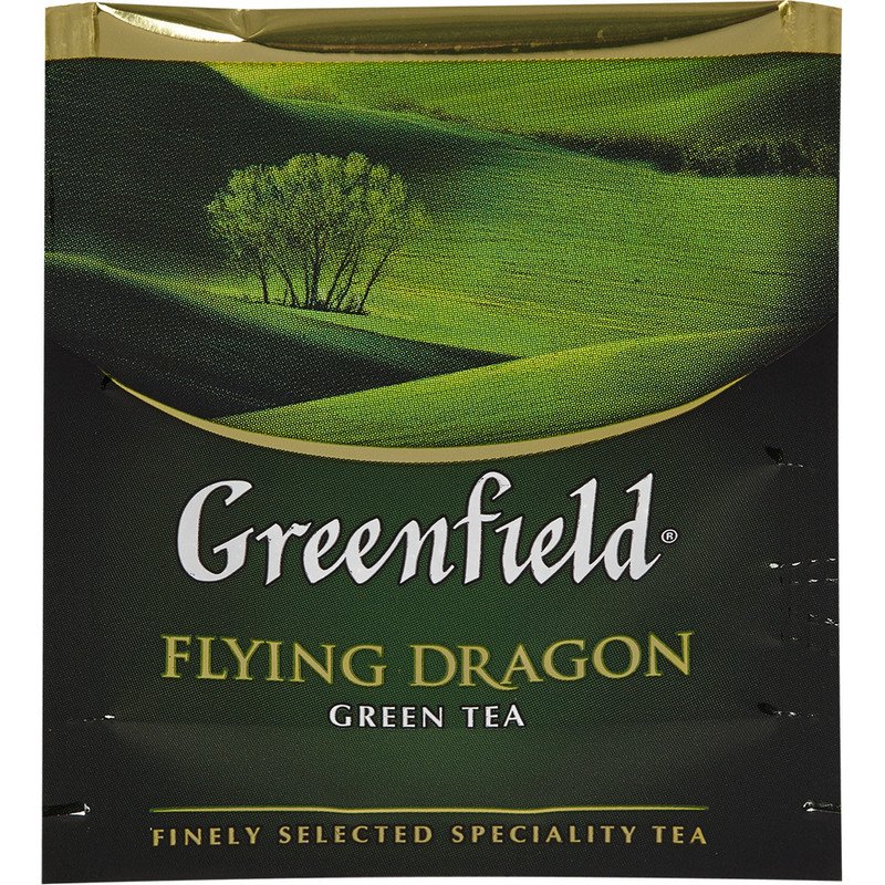 Чай Greenfield Flying Dragon зел.фольгир. 100 пак/уп 0585-10