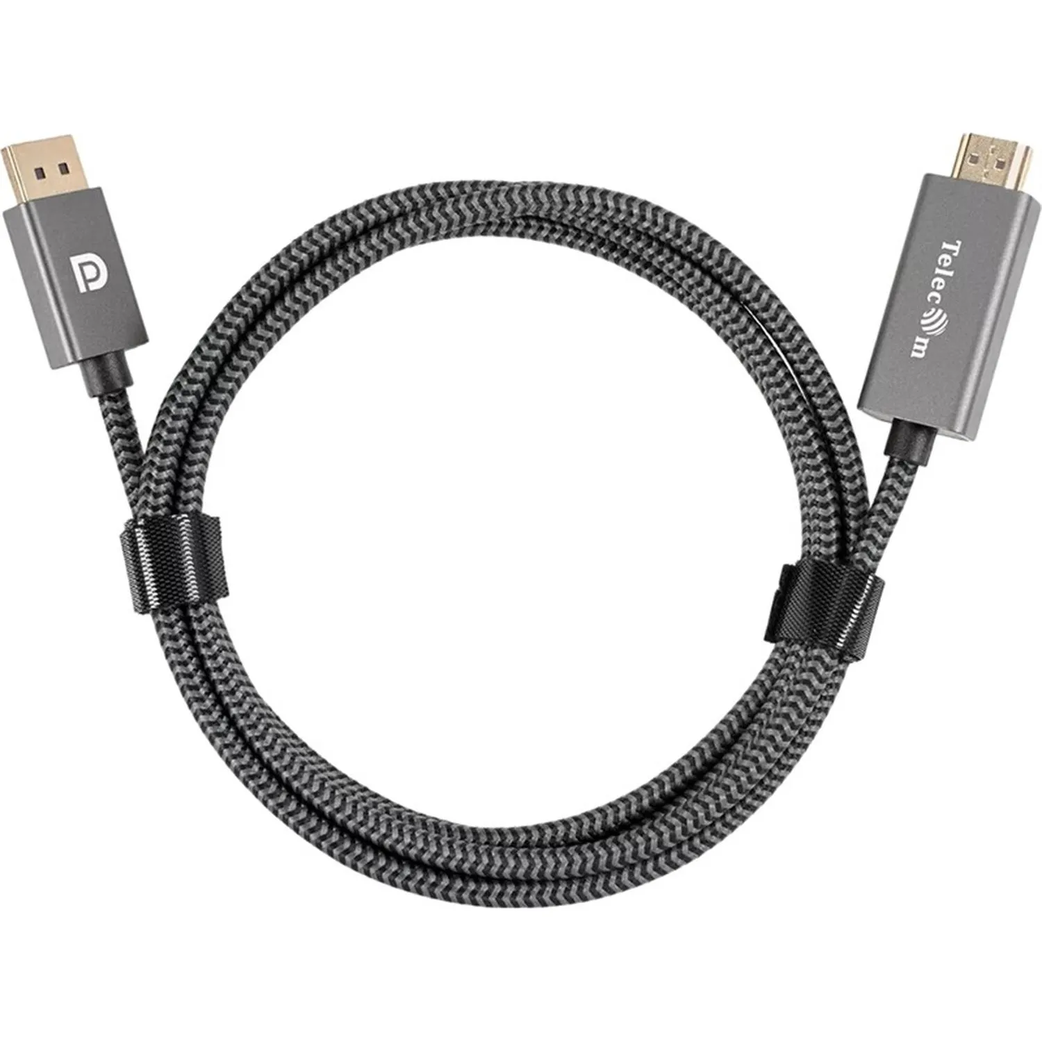 Кабель Telecom (TA561M-1.8M) DisplayPort M- HDMI M 4K@60Hz 1.8m оплетка