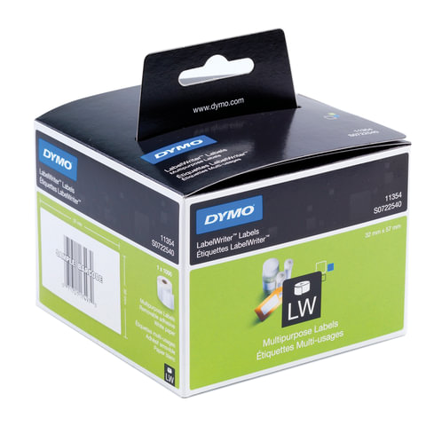 Картридж для этикет-принтеров DYMO Label Writer 400 (этикетки 57x32 мм, легкоудаляемые, 1000 шт. в рулоне)