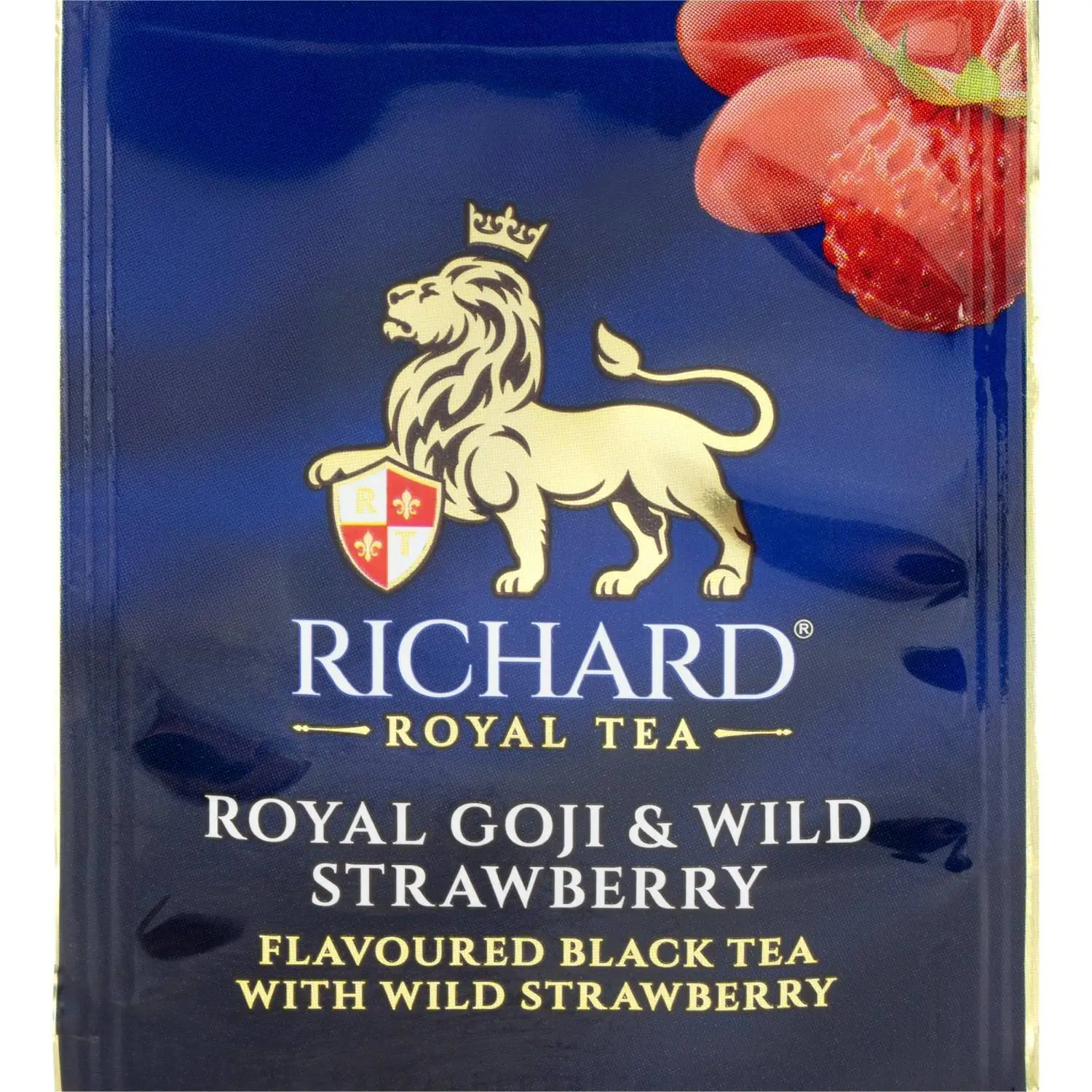 Чай Richard Royal Goji&Wild Strawberry черн аром 1.7гx200саш/уп гофрокороб