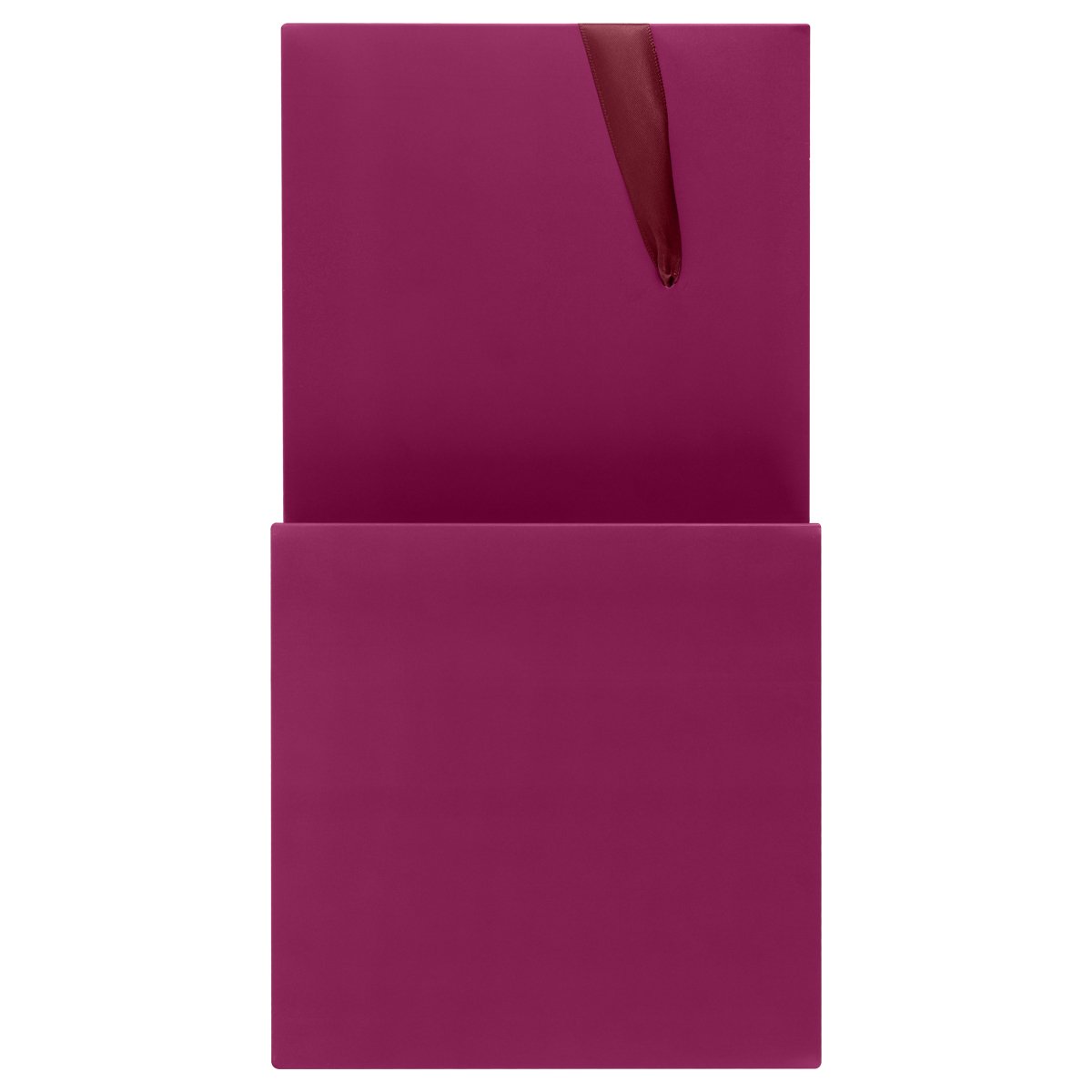 Коробка складная подарочная MESHU «Persian Red», (15×15×15см), с лентой