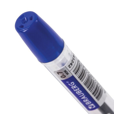 Ручка шариковая масляная с грипом BRAUBERG «Model-XL» ORIGINAL, СИНЯЯ, узел 0.7 мм, линия письма 0.35 мм, 143242