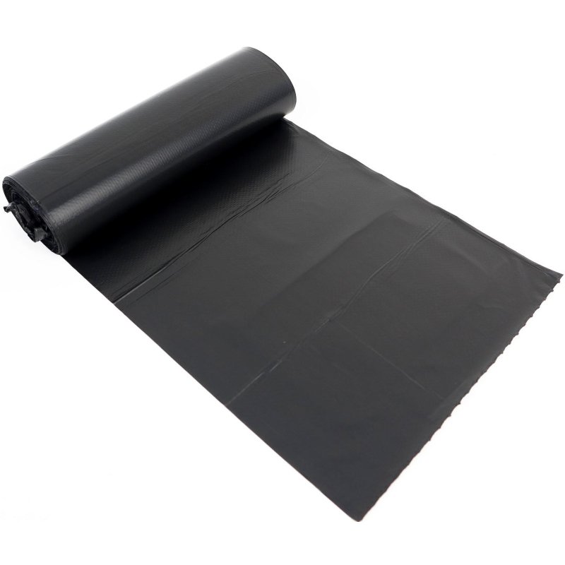 Мешки для мусора ПВД 30л 50×60см 12мкм черные 30шт/рул, ТЯ