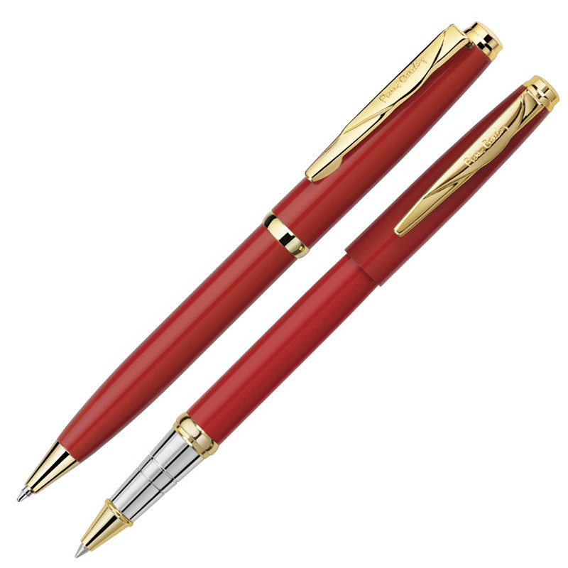 Набор письменных принадлежностей Pierre Cardin Pen&Pen красный (шариковая ручка, роллер)
