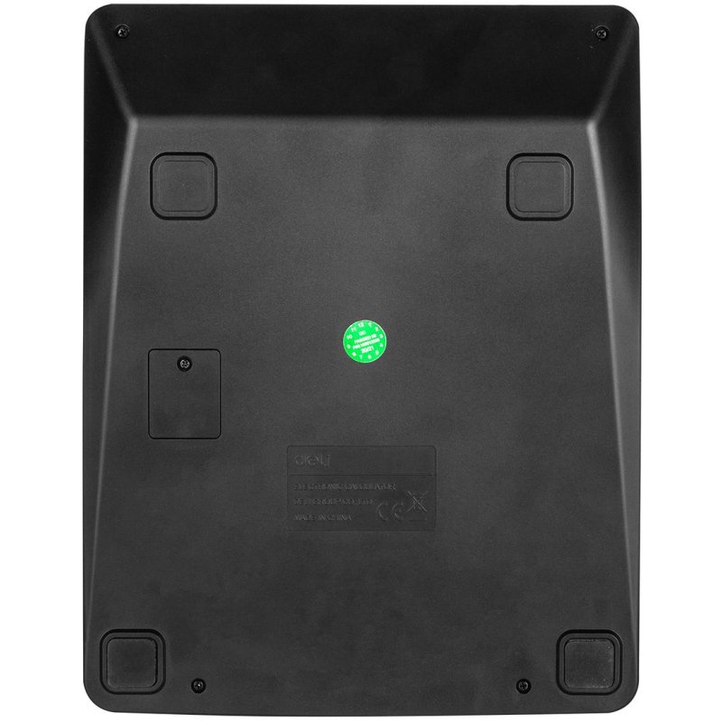 Калькулятор настольный полноразмерный Deli EM888 12-разрядный черный