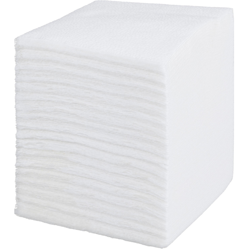 Салфетки бумажные Luscan Megapack 1 сл 24×24 белые 500 шт/уп