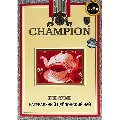 Чай Champion Пекое черный лист 250г