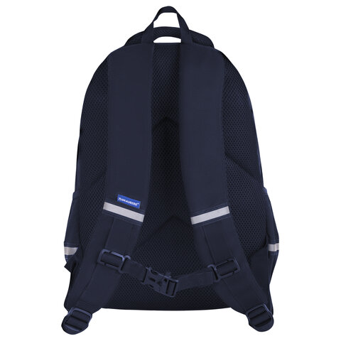 Рюкзак BRAUBERG INTENT, 2 отделения, 4 кармана, «Navy blue», 39×27х14 см