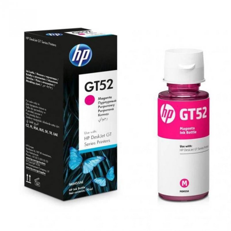 Контейнер с чернилами HP GT52 M0H55AE пур. для DJ GT 5810/5820