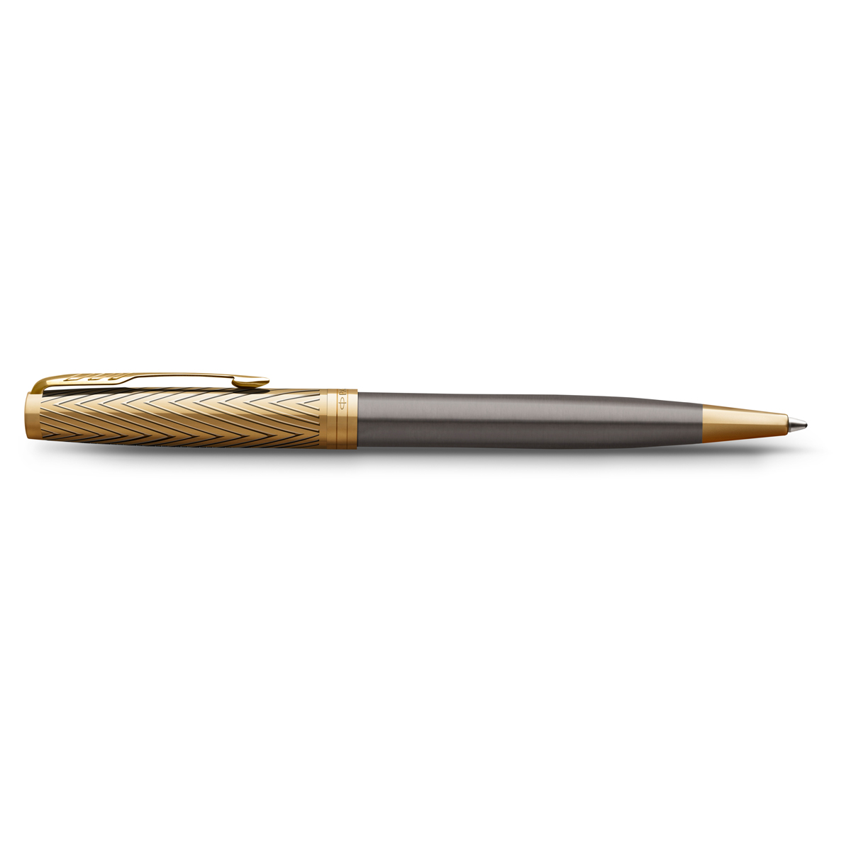 Ручка шариковая Parker «Sonnet ARROW GT» черная, 1.0мм, кнопочн., подарочная упаковка