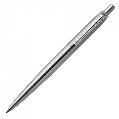 Ручка гелевая PARKER «Jotter Stainless Steel CT», корпус серебристый, детали из нержавеющей стали, черная