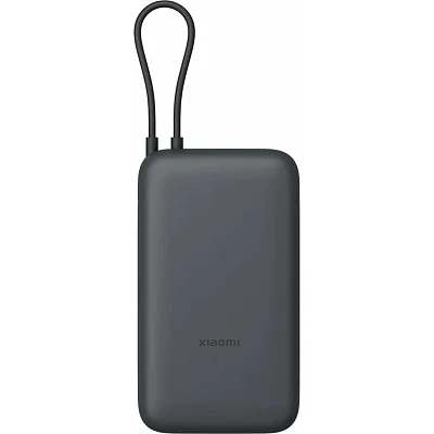 Внешний аккумулятор с встр.каб. Xiaomi BHR 9740GL 20000mAh GL Dark Gray
