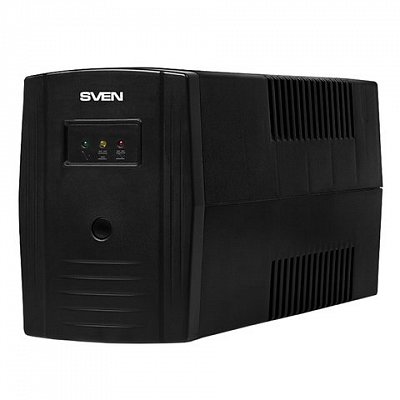 Источник бесперебойного питания SVEN Pro 600, 600VA (360W), 2 евророзетки