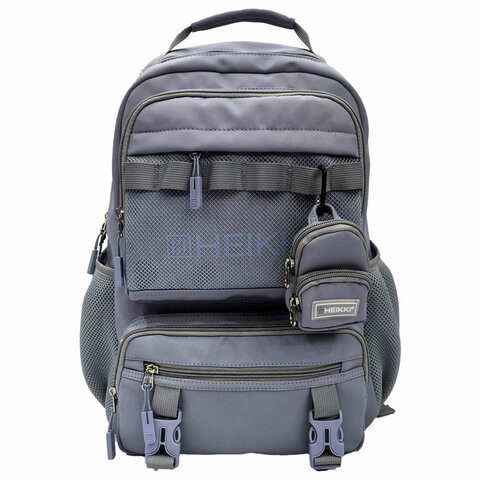 Рюкзак HEIKKI FUSION (ХЕЙКИ) универс., отд. для ноутбука, с КОШЕЛЬКОМ, лаванда,44×31х14см