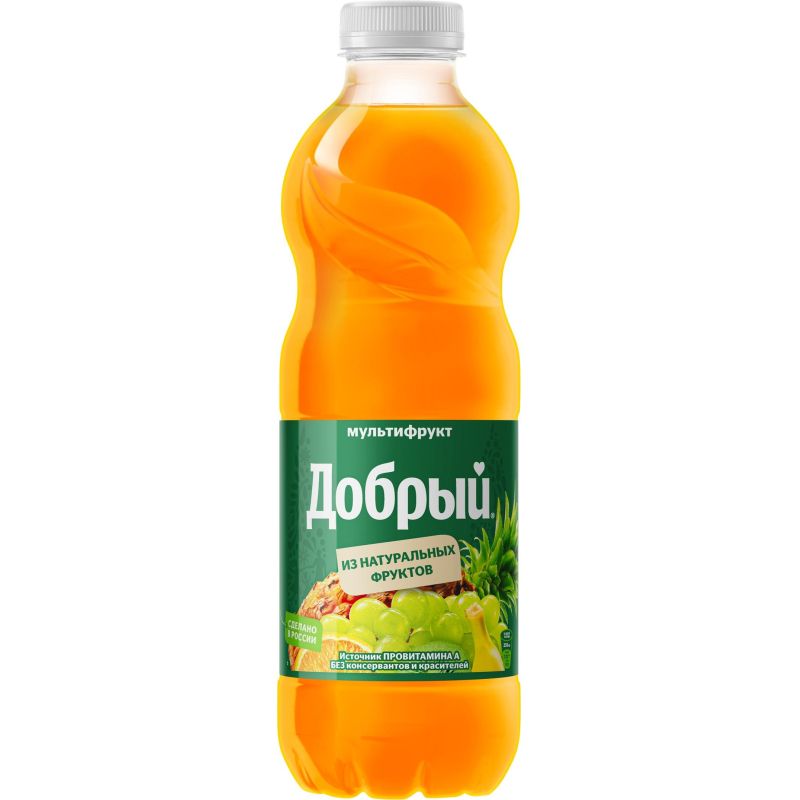 Нектар Добрый Мультифрукт обогащ Провитам А 0.97 л